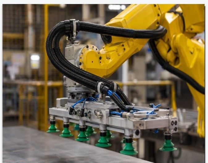Vacuum handling robot end-of-arm tooling