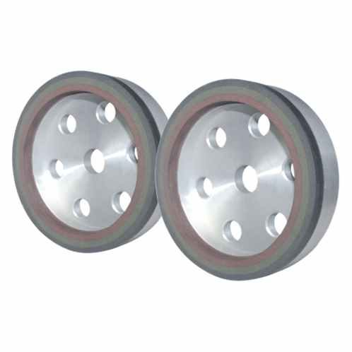 S012 Shape Beveling Three Color Resin Wheel