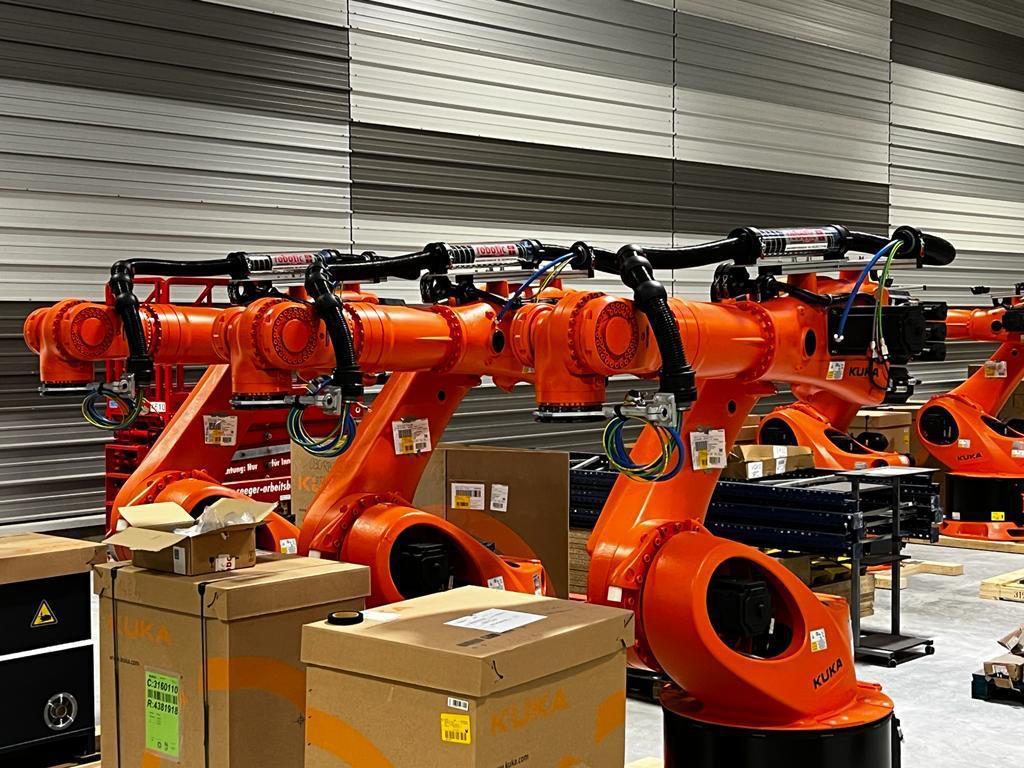 KUKA industrial robots in Passion Robotics inventory